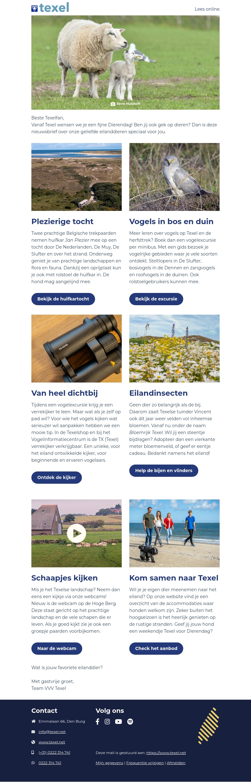 Dierendag op Texel Dierendag op Texel