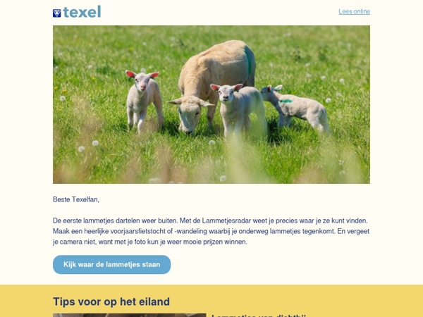 De Lammetjesradar is live