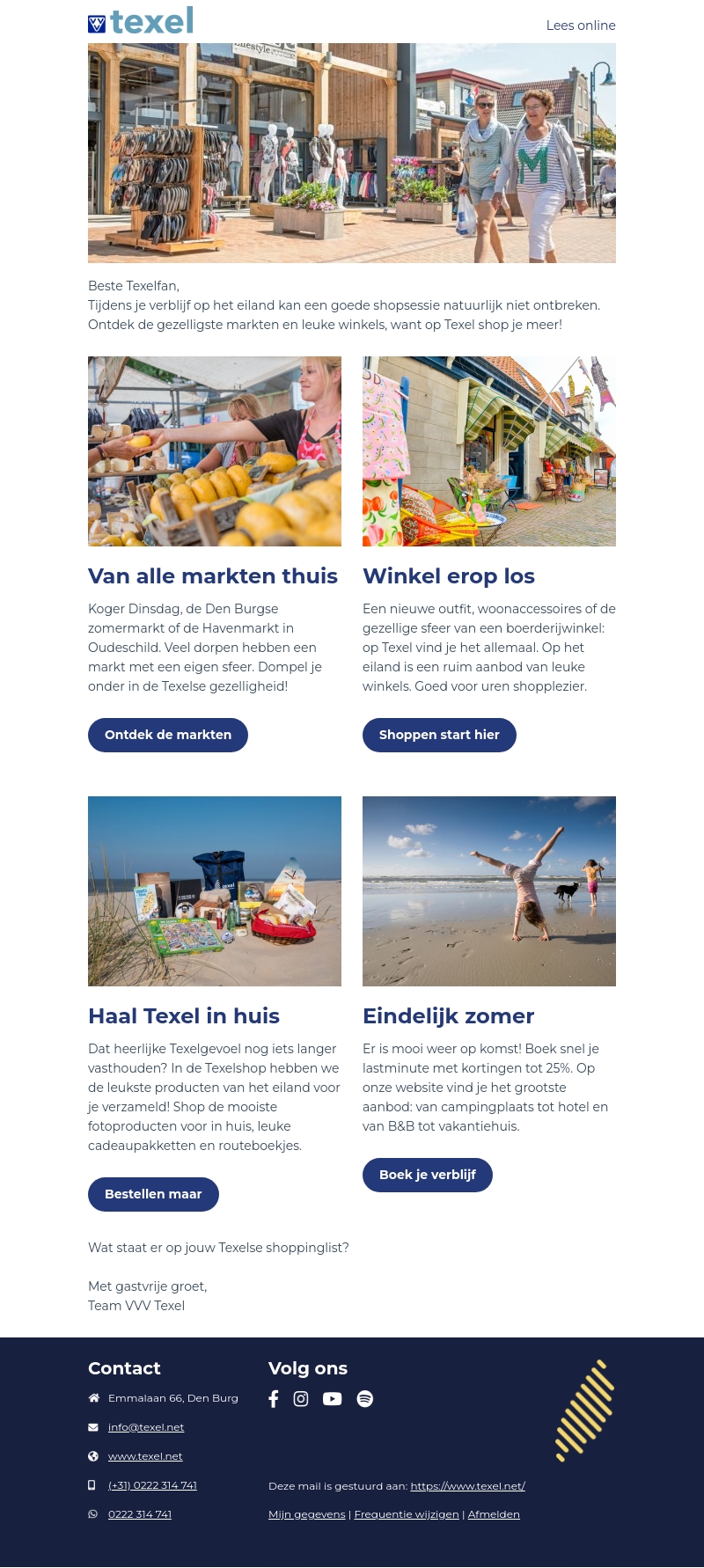 Op Texel shop je meer! 🛍️ Op Texel shop je meer! 🛍️