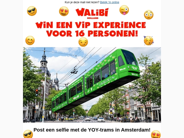 Win een VIP-dag in Walibi met 15 vrienden! 🎢
