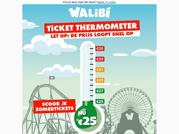 Tickets voor €25 – maar niet voor lang...🔥