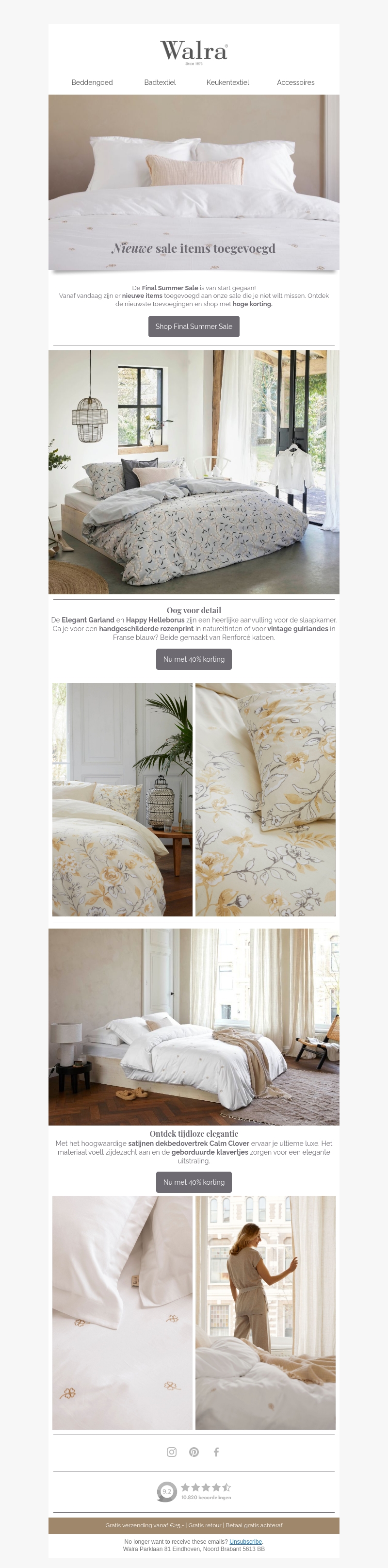 Nieuwe sale items toegevoegd! Nieuwe sale items toegevoegd!