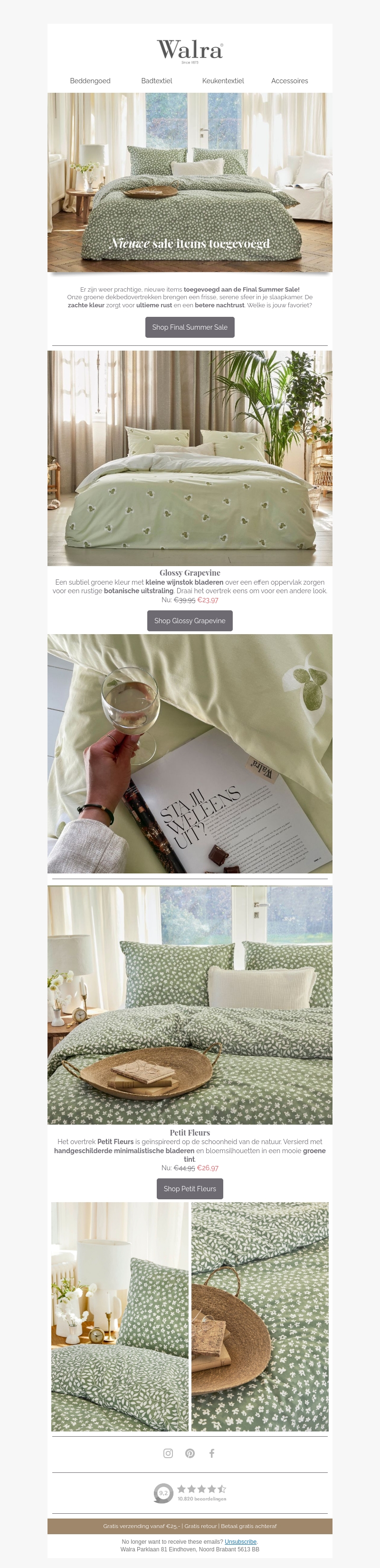 Nieuwe sale items toegevoegd! Nieuwe sale items toegevoegd!