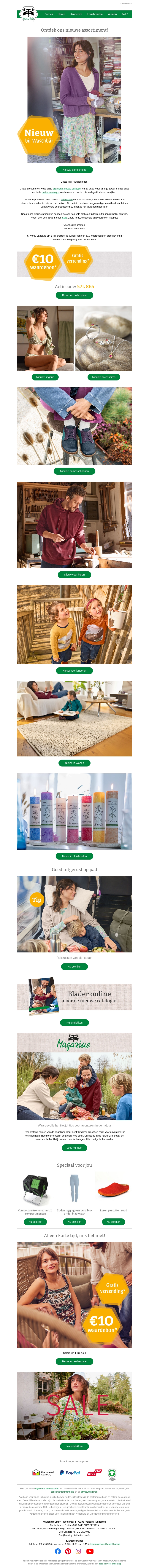 Nieuw binnen! 🌞👕 Alleen korte tijd: €10-waardebon + verzendkosten cadeau!* Nieuw binnen! 🌞👕 Alleen korte tijd: €10-waardebon + verzendkosten cadeau!*