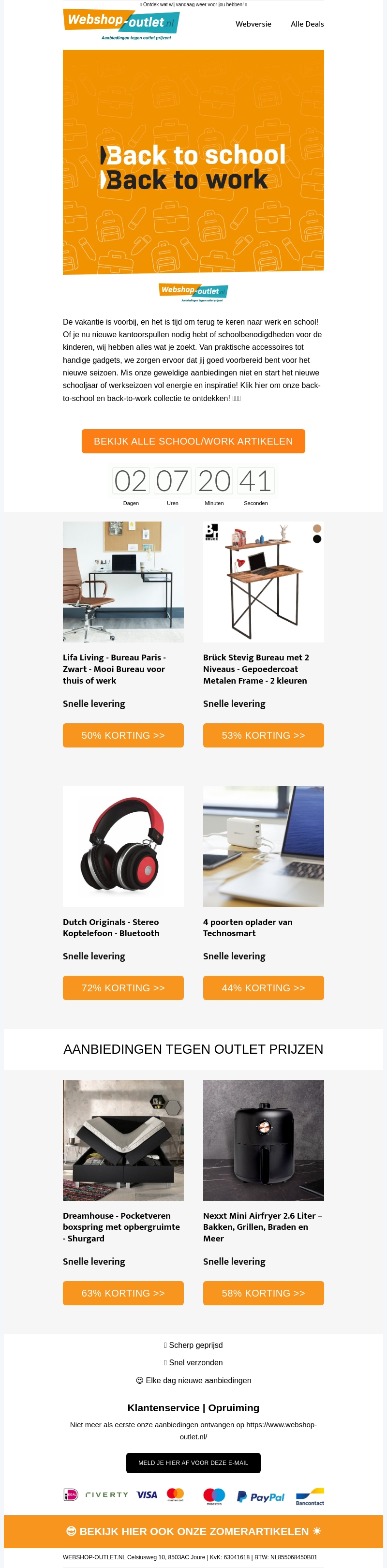 π Terug naar school of werk? Shop onze onmisbare items voor een succesvolle start! π Terug naar school of werk? Shop onze onmisbare items voor een succesvolle start!