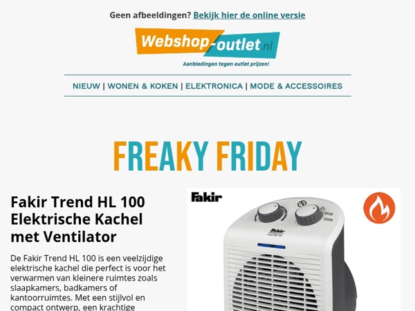🎉 Freaky Friday = Fakir Heater / Brend Hoofdkussen / Fleece Dekens / Mutsen met LED / Tea Lights