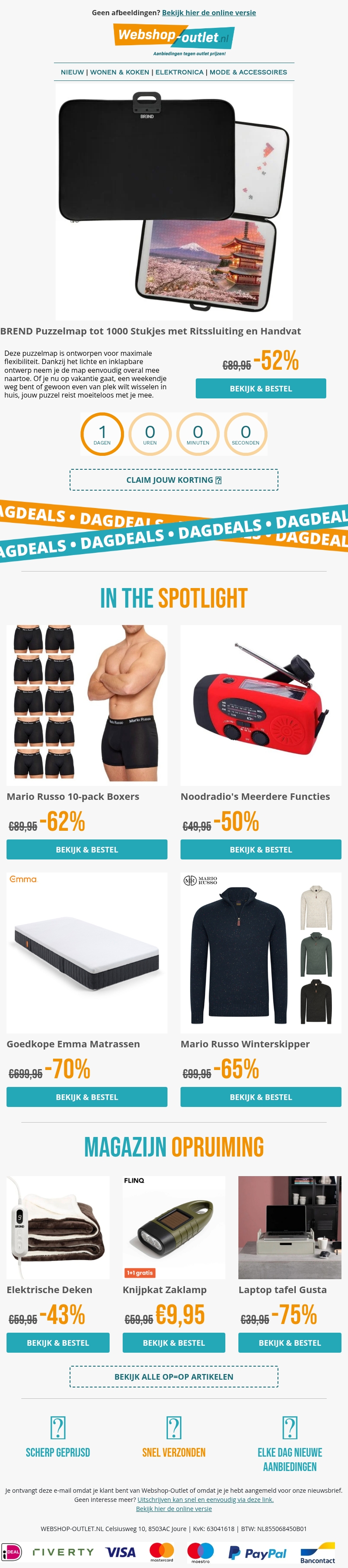 π DΓ© bestsellers van deze week β Brend Puzzelmap / Emma Matrassen / Noodradio / Mario Russo Boxershorts / Mario Russo Winterskipper π DΓ© bestsellers van deze week β Brend Puzzelmap / Emma Matrassen / Noodradio / Mario Russo Boxershorts / Mario Russo Winterskipper