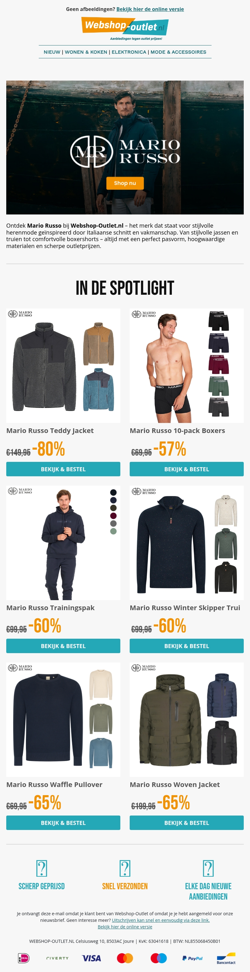 π₯ Mario Russo SPECIAL β stijlvolle kleding met hoge korting! π₯ Mario Russo SPECIAL β stijlvolle kleding met hoge korting!