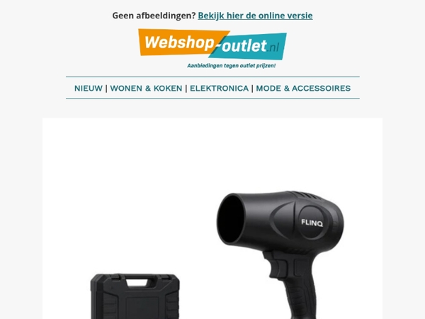 FlinQ Draadloze Bladblazer / Mario Russo Boxershorts / Brend Puzzelplaat / Peak Prullenbak 50L / Side Sleeper Pro