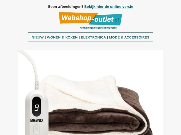 Brend Elektrische deken / Nespresso Cupjes / Mario Russo Schipperstrui / MPM Heater / MPM Filterkoffie apparaat