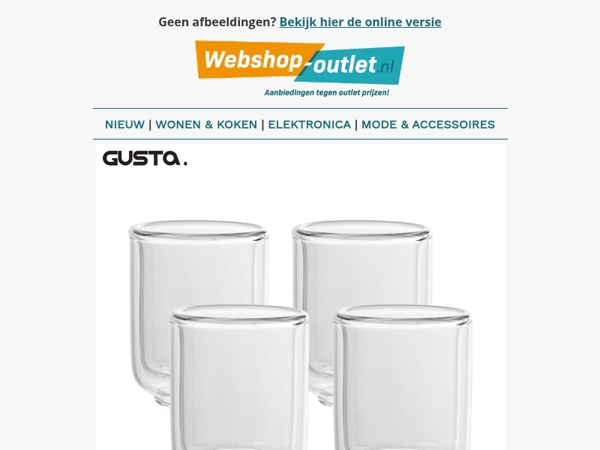 Dubbelwandige Theeglazen / Pannenkoeken Theedoek & Pannenlap / Noodradio Nexxt / Emma Toppers / Led Kaarsen