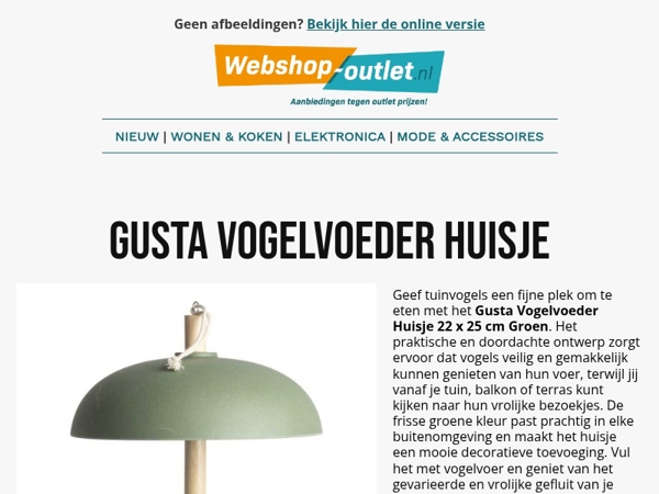 💥 Vogelvoederhuis + warme winteritems – OP=OP!