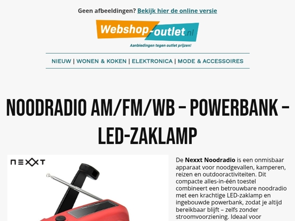 🚨 Onmisbaar! De Noodradio redt je bij elke noodsituatie!