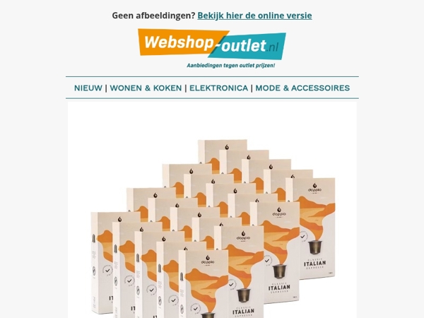 Nespresso Cupjes / Emma Kussens / Heater van MPM / Smile Pannenset / Noodradio