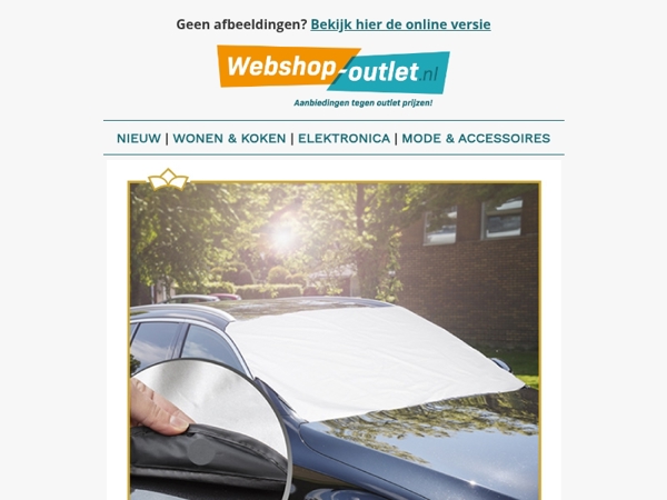 Magnetische Autoruitscherm / MPM Heater / Smile Pannenset / Philips Zaklampen / MPM Keukenmachine