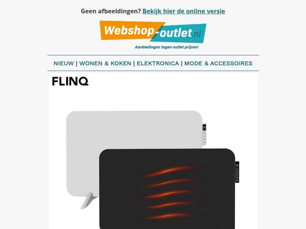 FlinQ Heaters / Vogelvoederhuis / Buigbare Raamwisser / Marcus Gerardo Boxers / Watt Elektrische Fiets