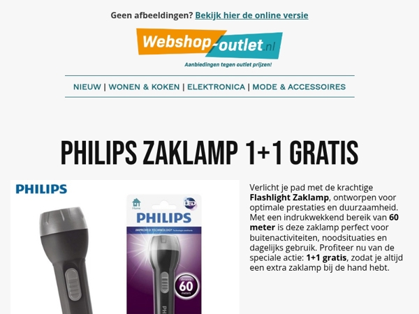 🔥 Philips Zaklampen met power – nu extra scherp geprijsd!