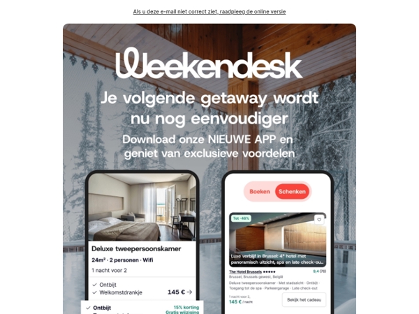 NIEUWE APP: Download hem vandaag nog en claim uw beloning