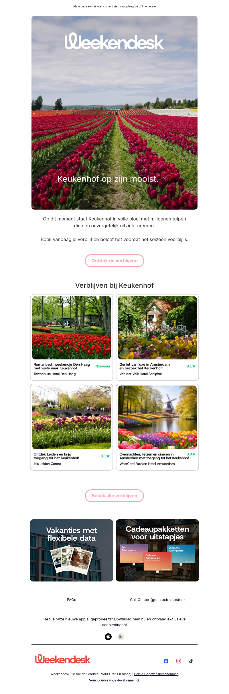 Het tulpenseizoen staat in volle bloei Het tulpenseizoen staat in volle bloei
