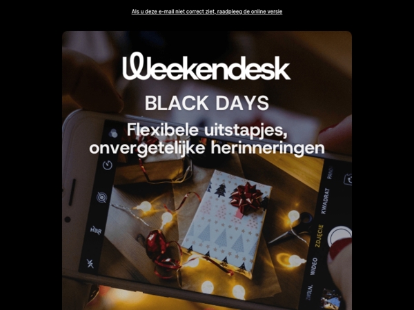 Laatste uren om je €20 te gebruiken op onze flexibele uitstapjes