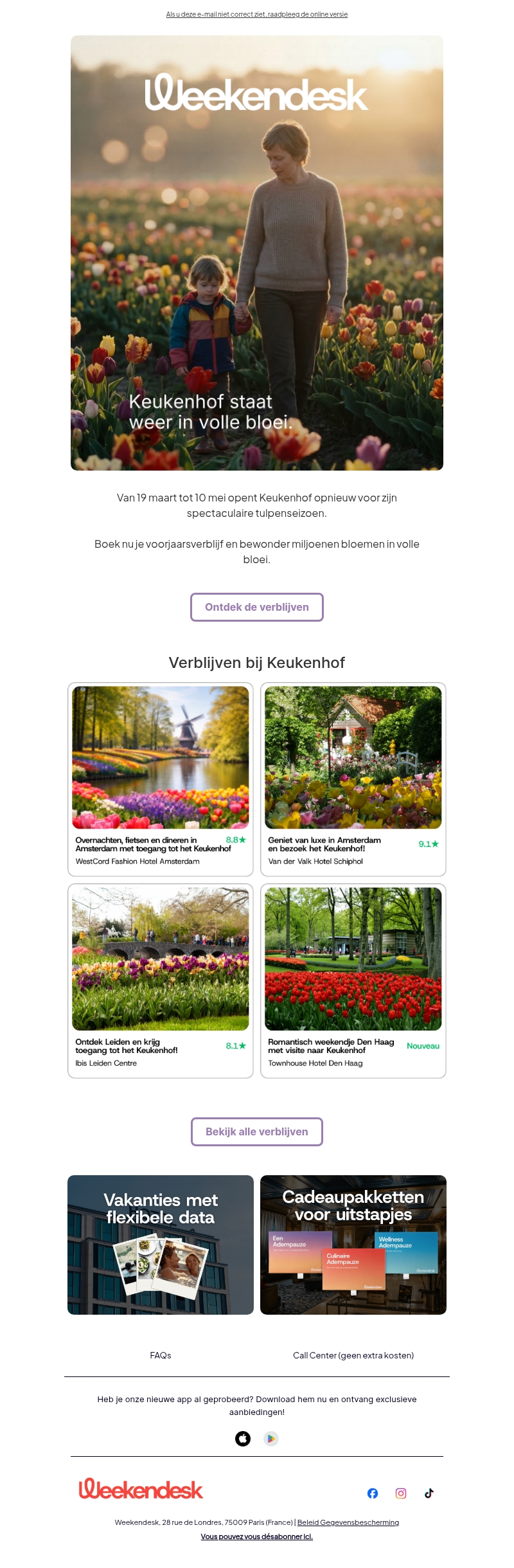 Het tulpenseizoen staat op het punt te beginnen Het tulpenseizoen staat op het punt te beginnen