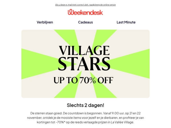 Black Friday Week : tot -70%* op jouw favoriete merken!