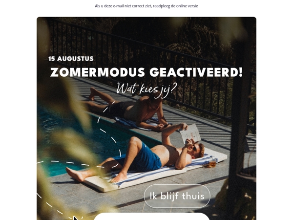 📅 Zin in een lang weekend in augustus?