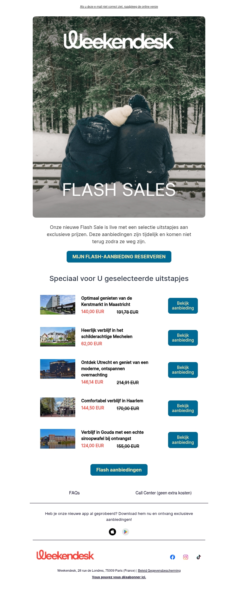 FLASH SALE Nieuwe weekdeals zijn live FLASH SALE Nieuwe weekdeals zijn live
