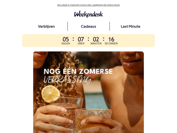Een laatste zomerse verrassing 🎁