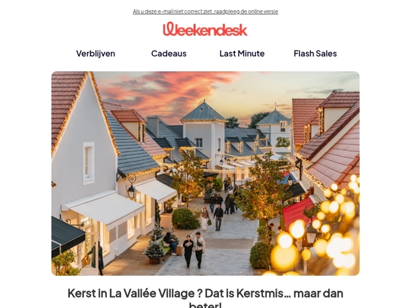 Kerst in La Vallée Village – Parijs ? Dat is Kerstmis… maar dan beter!