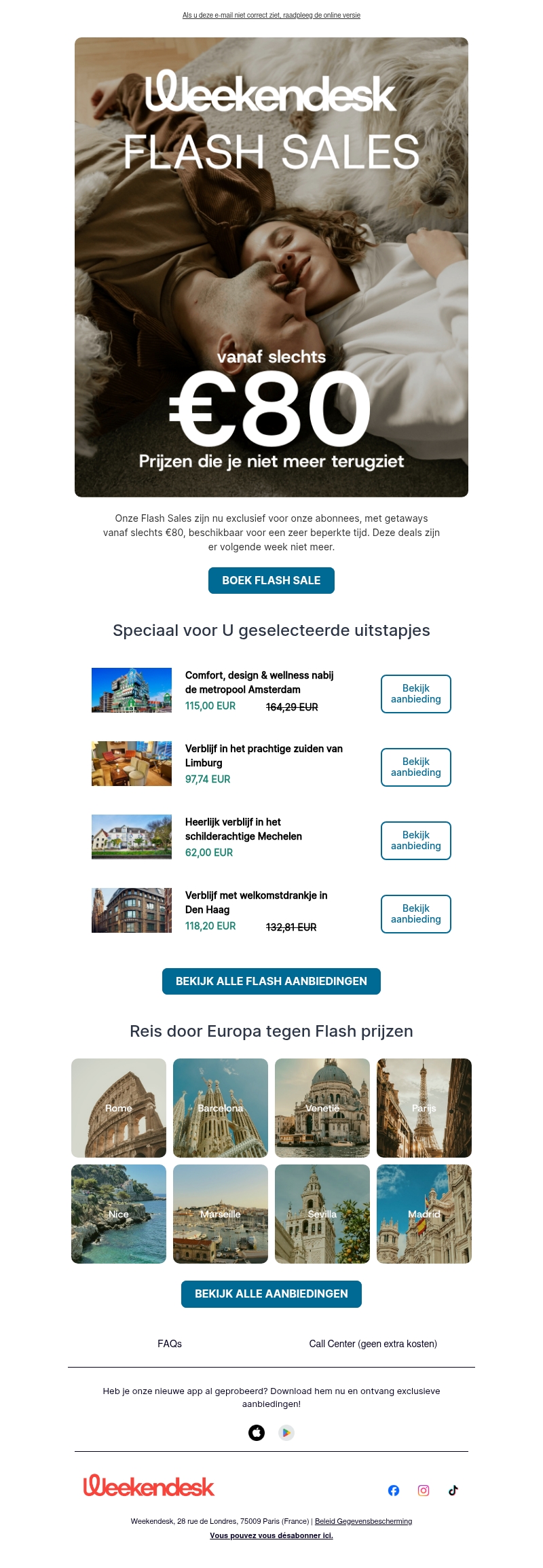 FLASH SALES! Exclusieve toegang alleen voor leden FLASH SALES! Exclusieve toegang alleen voor leden