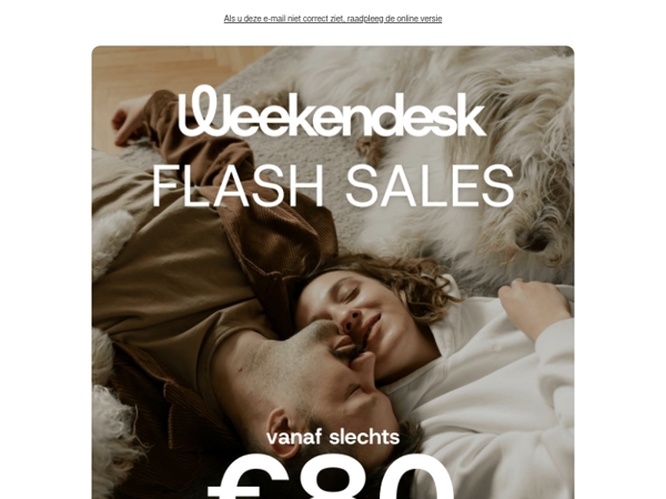 FLASH SALES! Exclusieve toegang alleen voor leden