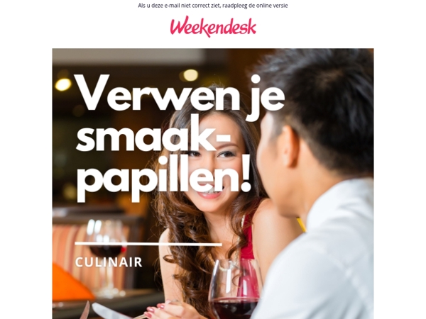 Perfect uitje: diner + speciaal persoon