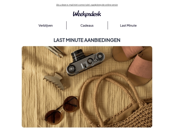 ⏳ Last minute uitjes: Een getaway dichtbij, dit weekend nog