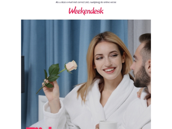 Verras je lief met een romantisch weekendje weg!