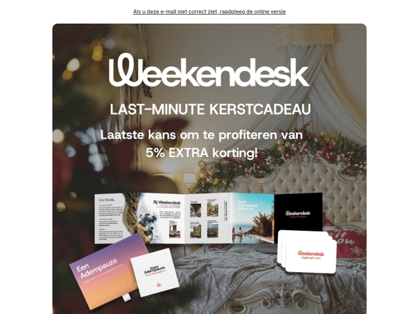 Een kerstcadeau vergeten? Geen probleem.