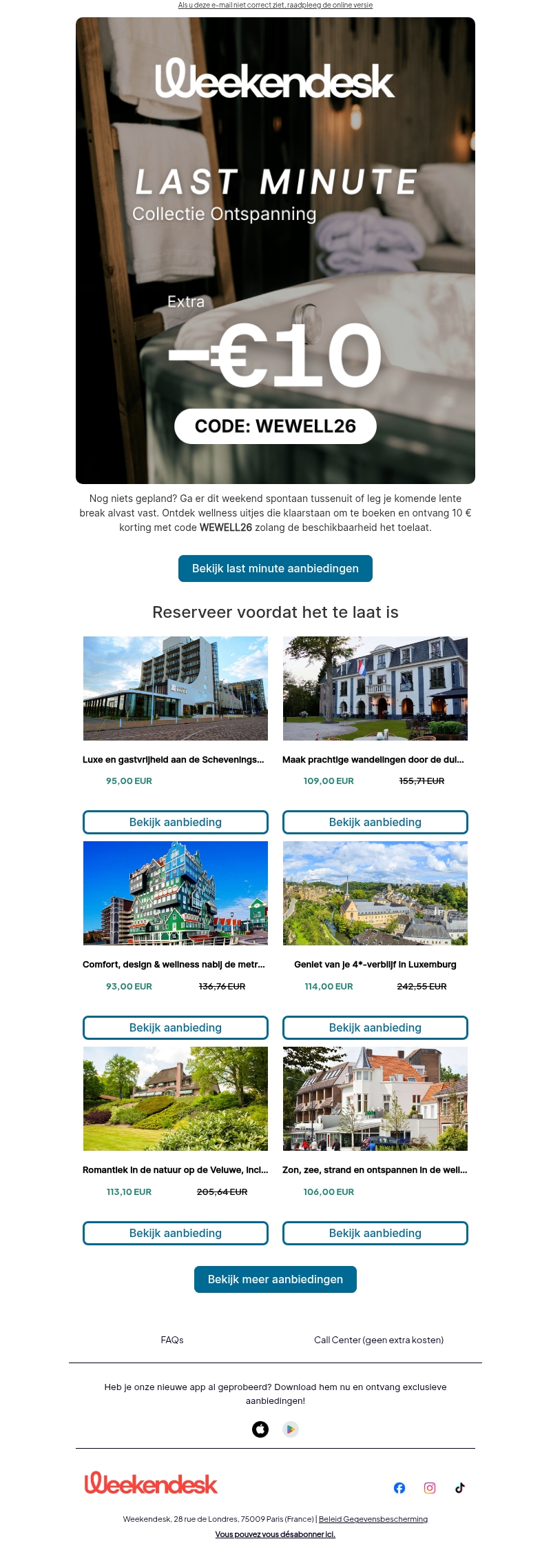 Nog geen plannen voor het weekend? Nog geen plannen voor het weekend?