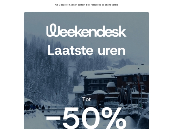 LAATSTE KANS Sale tot -50%