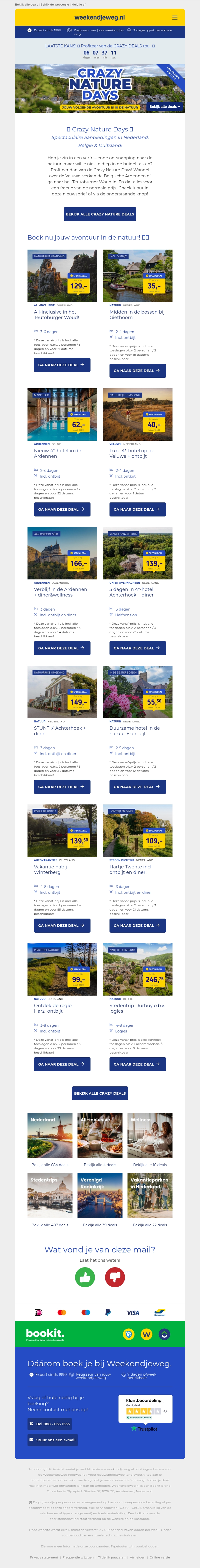 💥 CRAZY NATURE DAYS: Jouw volgende avontuur in de natuur vanaf €35 pp! 💚🌾 💥 CRAZY NATURE DAYS: Jouw volgende avontuur in de natuur vanaf €35 pp! 💚🌾