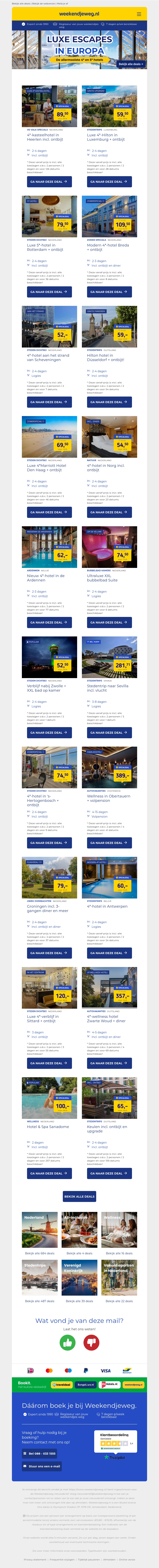 💎 Luxe Escapes: de allermooiste 4* en 5* hotels vanaf €52 pp! 💎 Luxe Escapes: de allermooiste 4* en 5* hotels vanaf €52 pp!