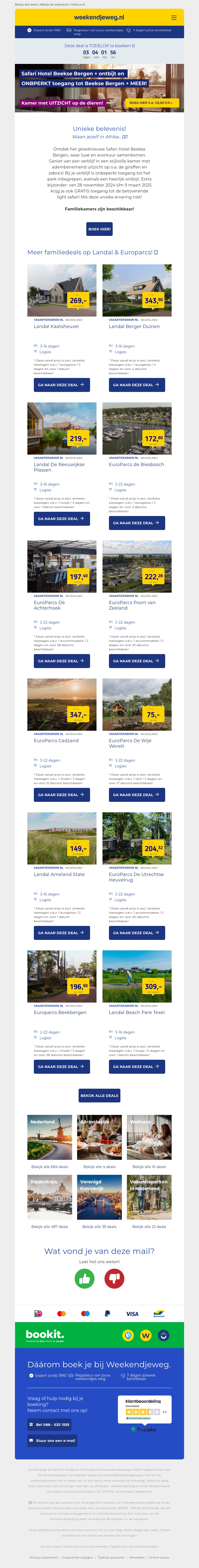 đ NIEUW: Avontuur in Safari Hotel Beekse Bergen + Familiedeals naar Landal & Europarcs! đ NIEUW: Avontuur in Safari Hotel Beekse Bergen + Familiedeals naar Landal & Europarcs!