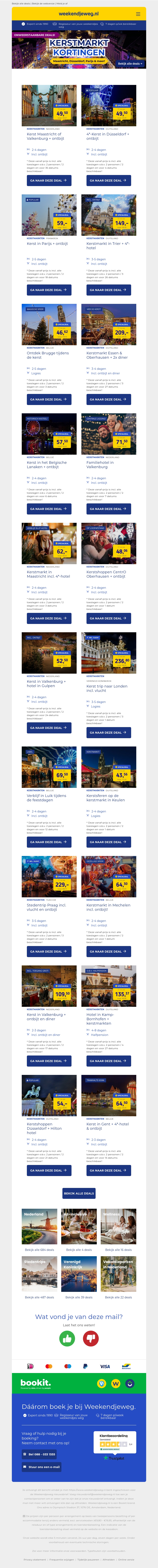 🎄 Onweerstaanbare Kerstmarkt Kortingen! 💫 Maastricht €49,50 | Düsseldorf €49,50 | Parijs €59 & meer! 🎄 Onweerstaanbare Kerstmarkt Kortingen! 💫 Maastricht €49,50 | Düsseldorf €49,50 | Parijs €59 & meer!