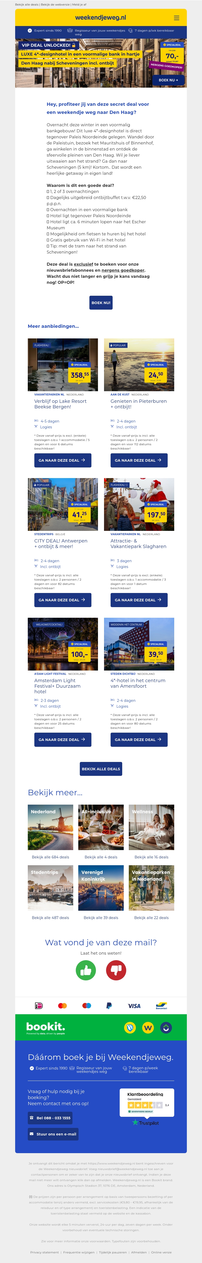 👀 Pssst.. SECRET VIP DEAL! 🔓 LUXE 4*-designhotel Den Haag + ontbijt €70 pp! 🤯 👀 Pssst.. SECRET VIP DEAL! 🔓 LUXE 4*-designhotel Den Haag + ontbijt €70 pp! 🤯