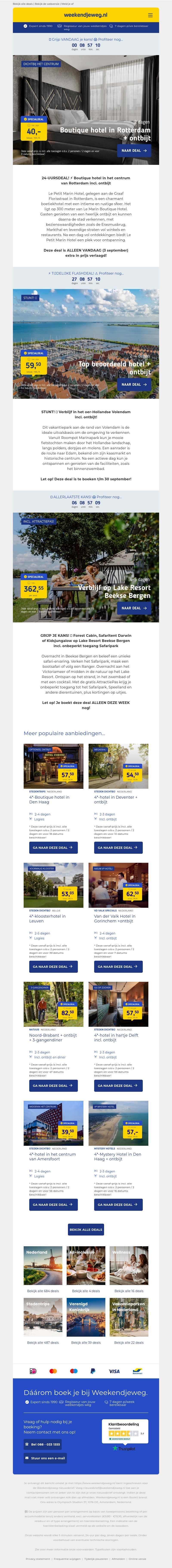 đ RAZENDSNELLE FLASH-SALE! đĨ LUXE boutiquehotel Rotterdam + ontbijt âŦ40 | DELUXE kamer in Volendam + ontbijt âŦ59,50 | Lake Resort Beekse Bergen + ONBEPERKT toegang Safaripark âŦ362,55 đ RAZENDSNELLE FLASH-SALE! đĨ LUXE boutiquehotel Rotterdam + ontbijt âŦ40 | DELUXE kamer in Volendam + ontbijt âŦ59,50 | Lake Resort Beekse Bergen + ONBEPERKT toegang Safaripark âŦ362,55