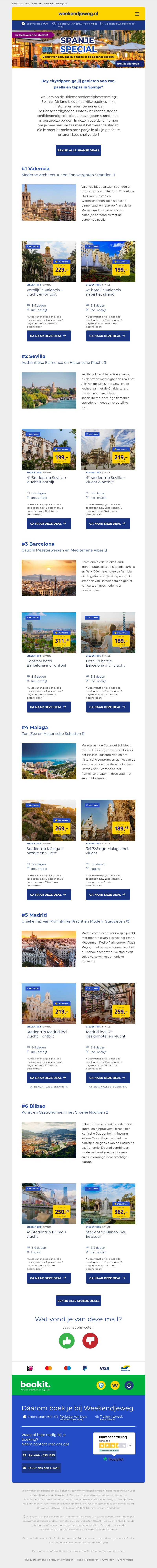 đĒđ¸ SPANJE SPECIAL: Ontdek 6 BETOVERENDE steden + MEGA deals met ons! đ𤊠đĒđ¸ SPANJE SPECIAL: Ontdek 6 BETOVERENDE steden + MEGA deals met ons! đđ¤Š