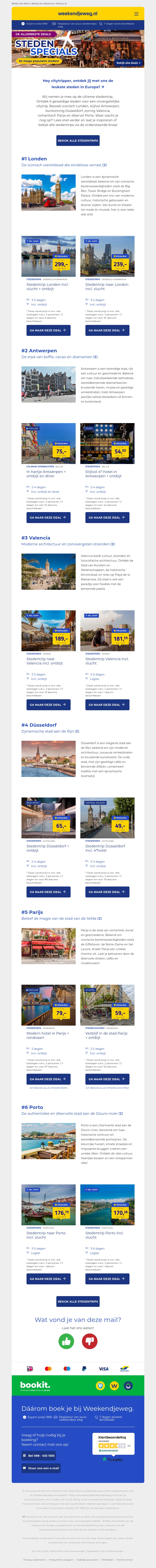 ✨ STEDENT(R)IPS: Ontdek 6 MEGA POPULAIRE steden + de ALLERBESTE deals met ons! ✈️🤩 ✨ STEDENT(R)IPS: Ontdek 6 MEGA POPULAIRE steden + de ALLERBESTE deals met ons! ✈️🤩