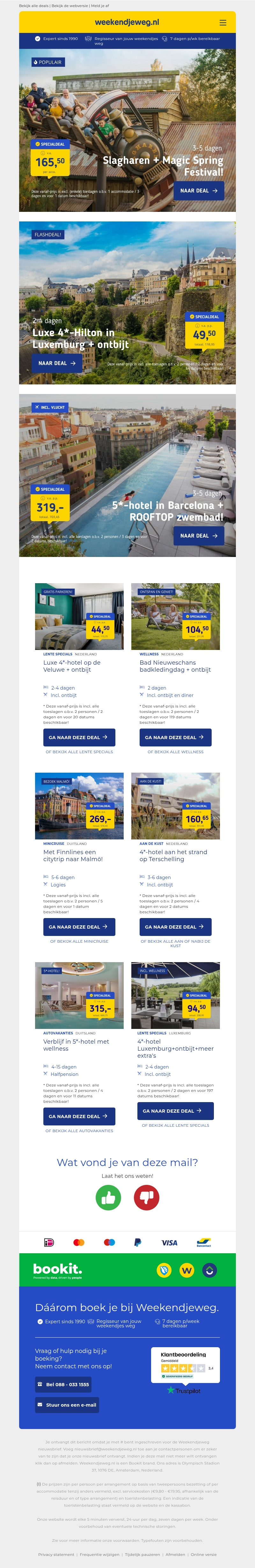 POPULAIR! 🔥 Attractie- & Vakantiepark Slagharen v.a. SLECHTS 175,30 | Luxe 4*-HILTON hotel Luxemburg + ontbijt v.a. 49,50 p.p. POPULAIR! 🔥 Attractie- & Vakantiepark Slagharen v.a. SLECHTS 175,30 | Luxe 4*-HILTON hotel Luxemburg + ontbijt v.a. 49,50 p.p.