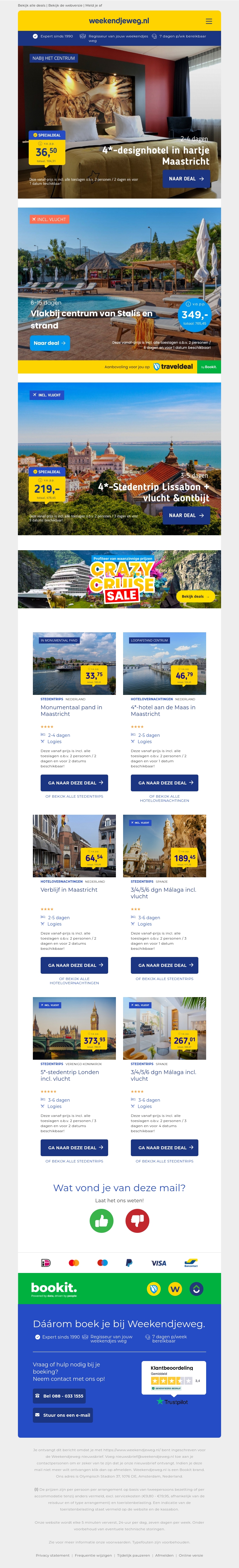 4*-designhotel in hartje Maastricht v.a. €36.50 per persoon | Vlakbij centrum van Stalis en strand v.a. €349 per persoon & meer 4*-designhotel in hartje Maastricht v.a. €36.50 per persoon | Vlakbij centrum van Stalis en strand v.a. €349 per persoon & meer
