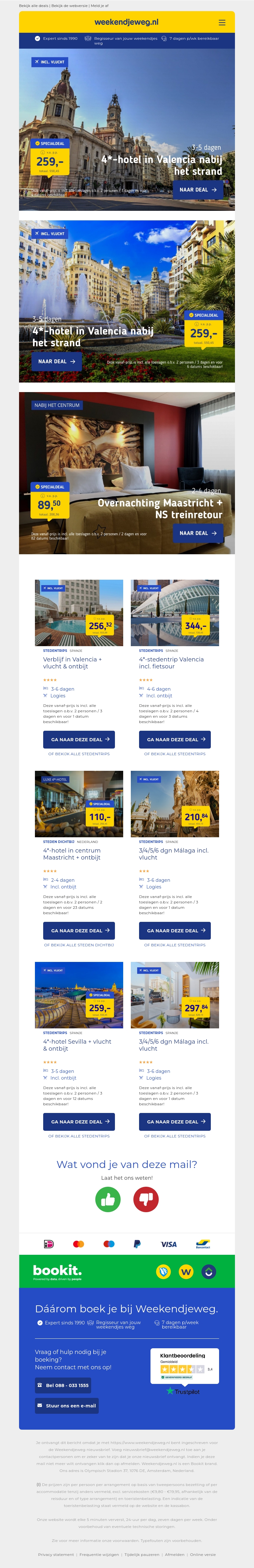 4*-hotel in Valencia nabij het strand v.a. €259 per persoon | 4*-hotel in Valencia nabij het strand v.a. €259 per persoon & meer 4*-hotel in Valencia nabij het strand v.a. €259 per persoon | 4*-hotel in Valencia nabij het strand v.a. €259 per persoon & meer