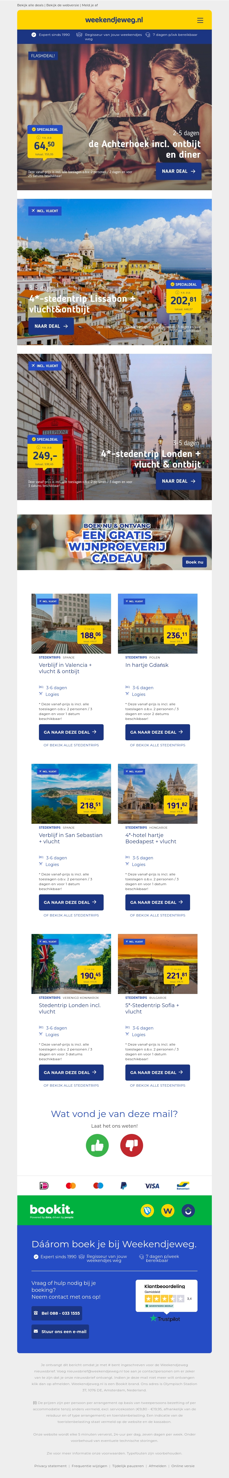 Winter Specials | Stedentrips & nog veel meer Winter Specials | Stedentrips & nog veel meer